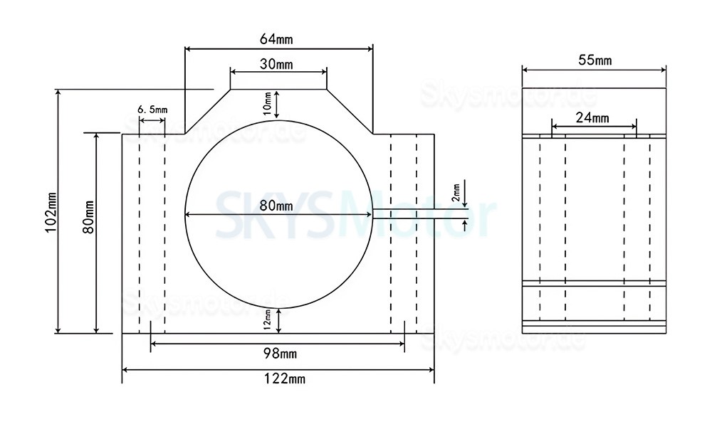 1,5kW 110V/220V luftgek&uuml;hlter CNC Spindelmotor Bausatz OSP001696 mit Spindelantrieben (Frequenzumrichter) und 13 ER11-Spannzangen